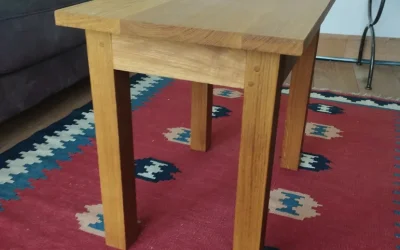 Table basse en chêne